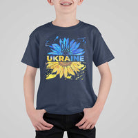 Ukraine Sunflower Ukrainian Flag T Shirt For Kid