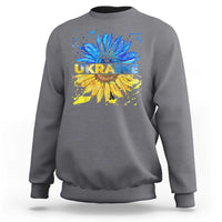 Ukraine Sunflower Ukrainian Flag Sweatshirt
