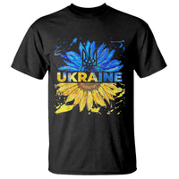 Ukraine Sunflower Ukrainian Flag T Shirt