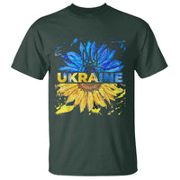 Ukraine Sunflower Ukrainian Flag T Shirt