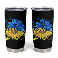 Ukraine Sunflower Ukrainian Flag Tumbler Cup