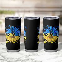 Ukraine Sunflower Ukrainian Flag Tumbler Cup