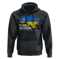 Slava Ukraini Ukraine Flag Hoodie Patriot Patriotic Ukrainian National Flag