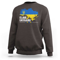 Slava Ukraini Ukraine Flag Sweatshirt Patriot Patriotic Ukrainian National Flag