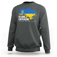 Slava Ukraini Ukraine Flag Sweatshirt Patriot Patriotic Ukrainian National Flag