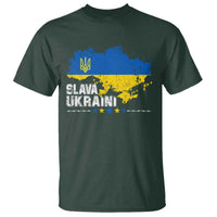 Slava Ukraini Ukraine Flag T Shirt Patriot Patriotic Ukrainian National Flag
