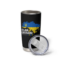 Slava Ukraini Ukraine Flag Tumbler Cup Patriot Patriotic Ukrainian National Flag
