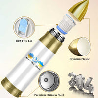 Peace Love Ukraine Sunflower Flag Bullet Tumbler