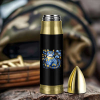 Ukraine Cat Floral Vintage Ukrainian Flag Bullet Tumbler