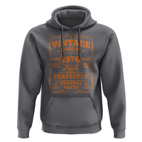 Vintage 50 Birthday Hoodie 50yr 1976 50th Birthday