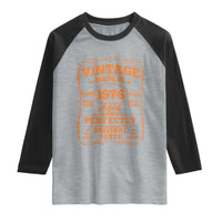 Vintage 50 Birthday Raglan Shirt 50yr 1976 50th Birthday