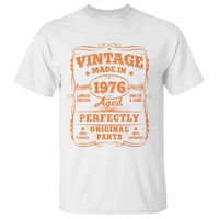 Vintage 50 Birthday T Shirt 50yr 1976 50th Birthday