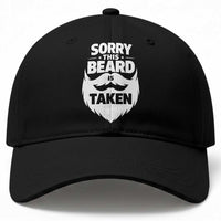 Sorry This Beard Is Taken Baseball Cap Valentines Day For Him Dad