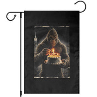 Funny Birthday Bigfoot Garden Flag Sasquatsch Bday Party Vintage Graphic Japanese Art