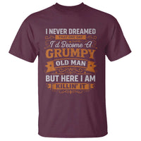Funny Man Saying T Shirt Become A Grumpy Old Man Grandpa Dad