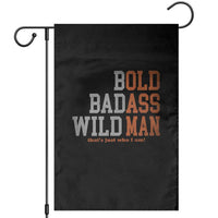 Funny Man Saying Garden Flag Birthday Husband Dad Grandpa Fathers Day Men Gag Gift