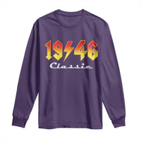 80th Birthday Long Sleeve Shirt Classic Born 1946 Turning 80 Year Old