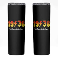 90th Birthday Skinny Tumbler Classic Born 1936 Turning 90 Year Old