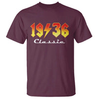 90th Birthday T Shirt Classic Born 1936 Turning 90 Year Old