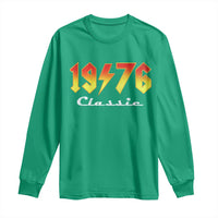 50th Birthday Long Sleeve Shirt Classic Born 1976 Turning 50 Year Old