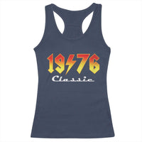 50th Birthday Racerback Tank Top Classic Born 1976 Turning 50 Year Old