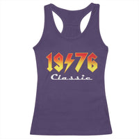 50th Birthday Racerback Tank Top Classic Born 1976 Turning 50 Year Old