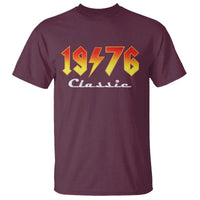 50th Birthday T Shirt Classic Born 1976 Turning 50 Year Old