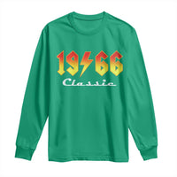 60th Birthday Long Sleeve Shirt Classic Born 1966 Turning 60 Year Old