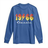 60th Birthday Long Sleeve Shirt Classic Born 1966 Turning 60 Year Old