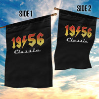 70th Birthday Garden Flag Classic Born 1956 Turning 70 Year Old
