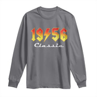 70th Birthday Long Sleeve Shirt Classic Born 1956 Turning 70 Year Old