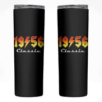70th Birthday Skinny Tumbler Classic Born 1956 Turning 70 Year Old