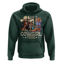 Cowgirl Hoodie Boots & Bling Its A Cowgirl Thing Melanin Rodeo