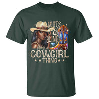 Cowgirl T Shirt Boots & Bling Its A Cowgirl Thing Melanin Rodeo