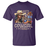 Cowgirl T Shirt Boots & Bling Its A Cowgirl Thing Melanin Rodeo