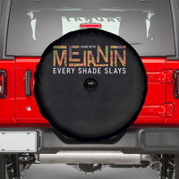Black History Spare Tire Cover Melanin Kente Juneteenth Black History