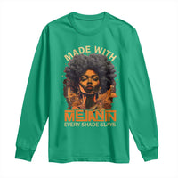 Black Women Long Sleeve Shirt Melanin Juneteenth Black History