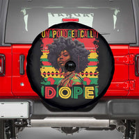 Black Women Unapologetically Dope Spare Tire Cover Juneteenth Black History