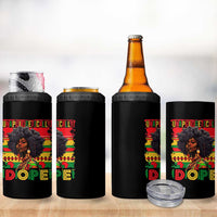 Black Women Unapologetically Dope 4 in 1 Can Cooler Tumbler Juneteenth Black History
