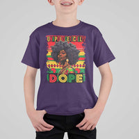 Black Women Unapologetically Dope T Shirt For Kid Juneteenth Black History