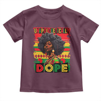 Black Women Unapologetically Dope Toddler T Shirt Juneteenth Black History