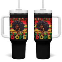 Black Women Unapologetically Dope Tumbler With Handle Juneteenth Black History
