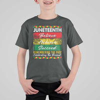 Juneteenth 1865 T Shirt For Kid Remembering The Past Black Freedom African Independence Day