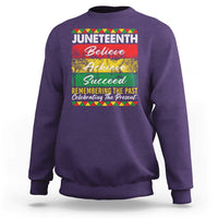 Juneteenth 1865 Sweatshirt Remembering The Past Black Freedom African Independence Day