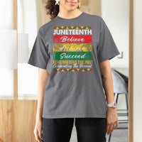 Juneteenth 1865 T Shirt For Women Remembering The Past Black Freedom African Independence Day