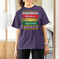 Juneteenth 1865 T Shirt For Women Remembering The Past Black Freedom African Independence Day