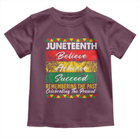 Juneteenth 1865 Toddler T Shirt Remembering The Past Black Freedom African Independence Day