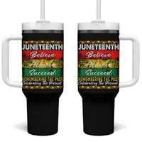 Juneteenth 1865 Tumbler With Handle Remembering The Past Black Freedom African Independence Day