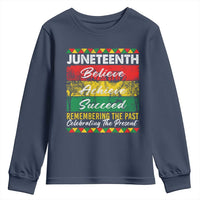 Juneteenth 1865 Youth Sweatshirt Remembering The Past Black Freedom African Independence Day