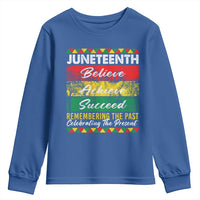 Juneteenth 1865 Youth Sweatshirt Remembering The Past Black Freedom African Independence Day